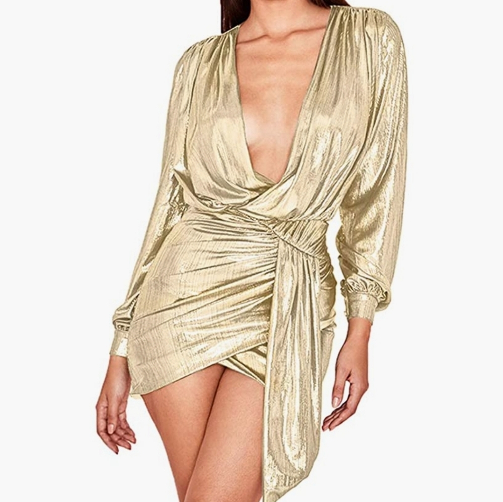 Gold dress